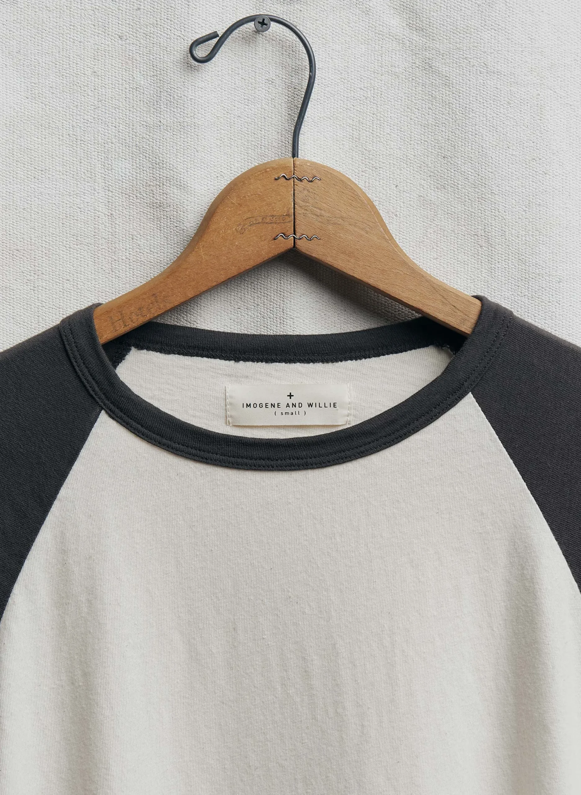 imogene + willie 3/4 Knit Raglan In Black| Shirts|Jackets