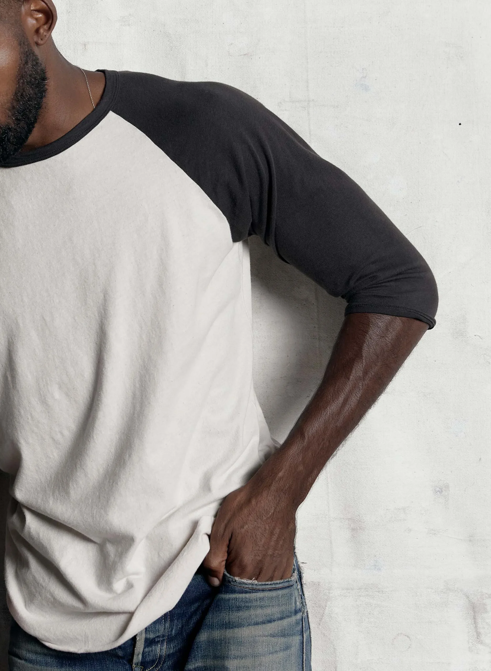 imogene + willie 3/4 Knit Raglan In Black| Shirts|Jackets