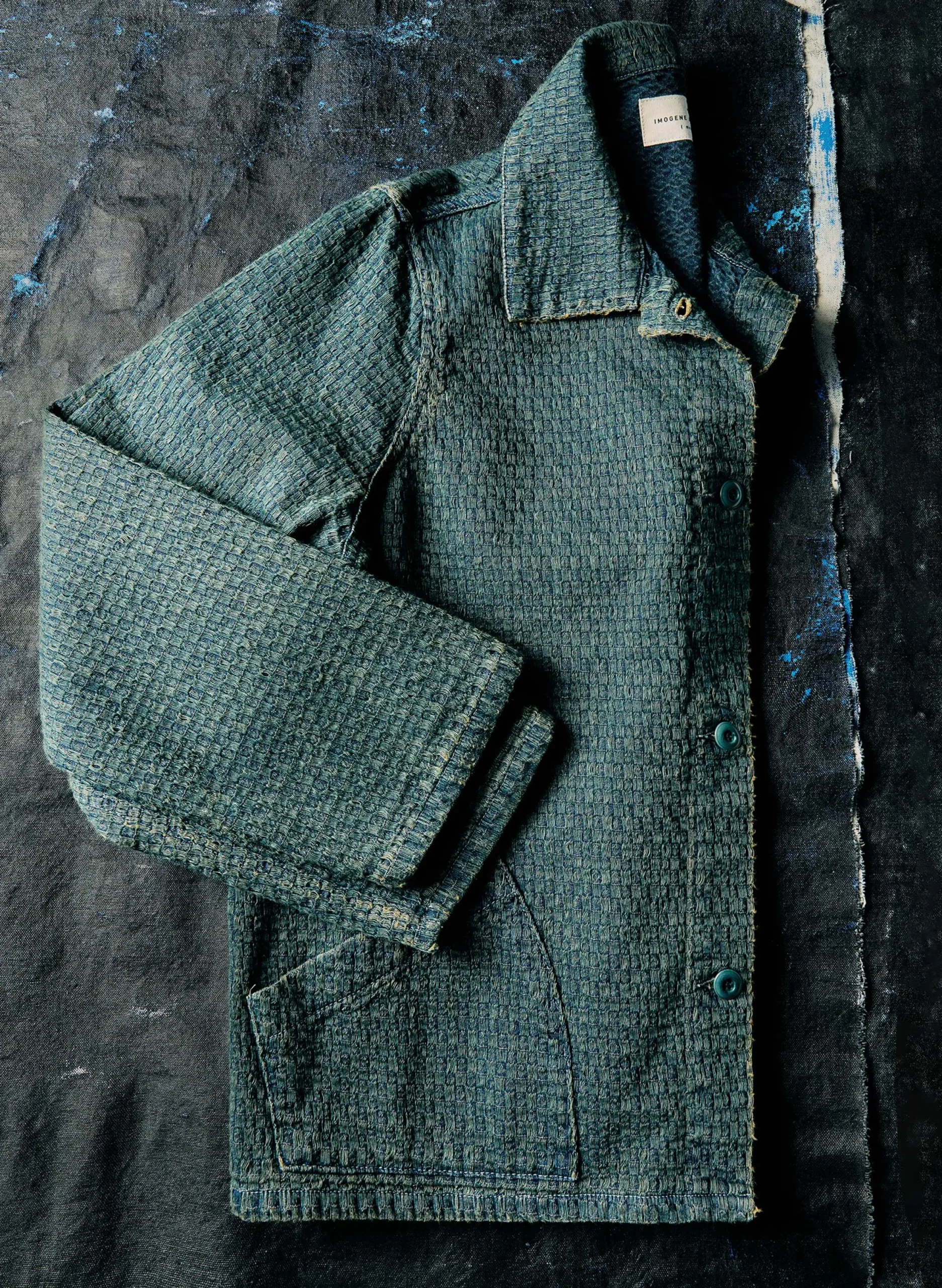 imogene + willie Agnes Jacket In Woven Indigo|Women Jackets