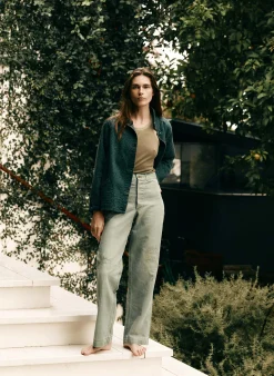 imogene + willie Agnes Jacket In Woven Indigo|Women Jackets