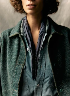 imogene + willie Agnes Jacket In Woven Indigo|Women Jackets