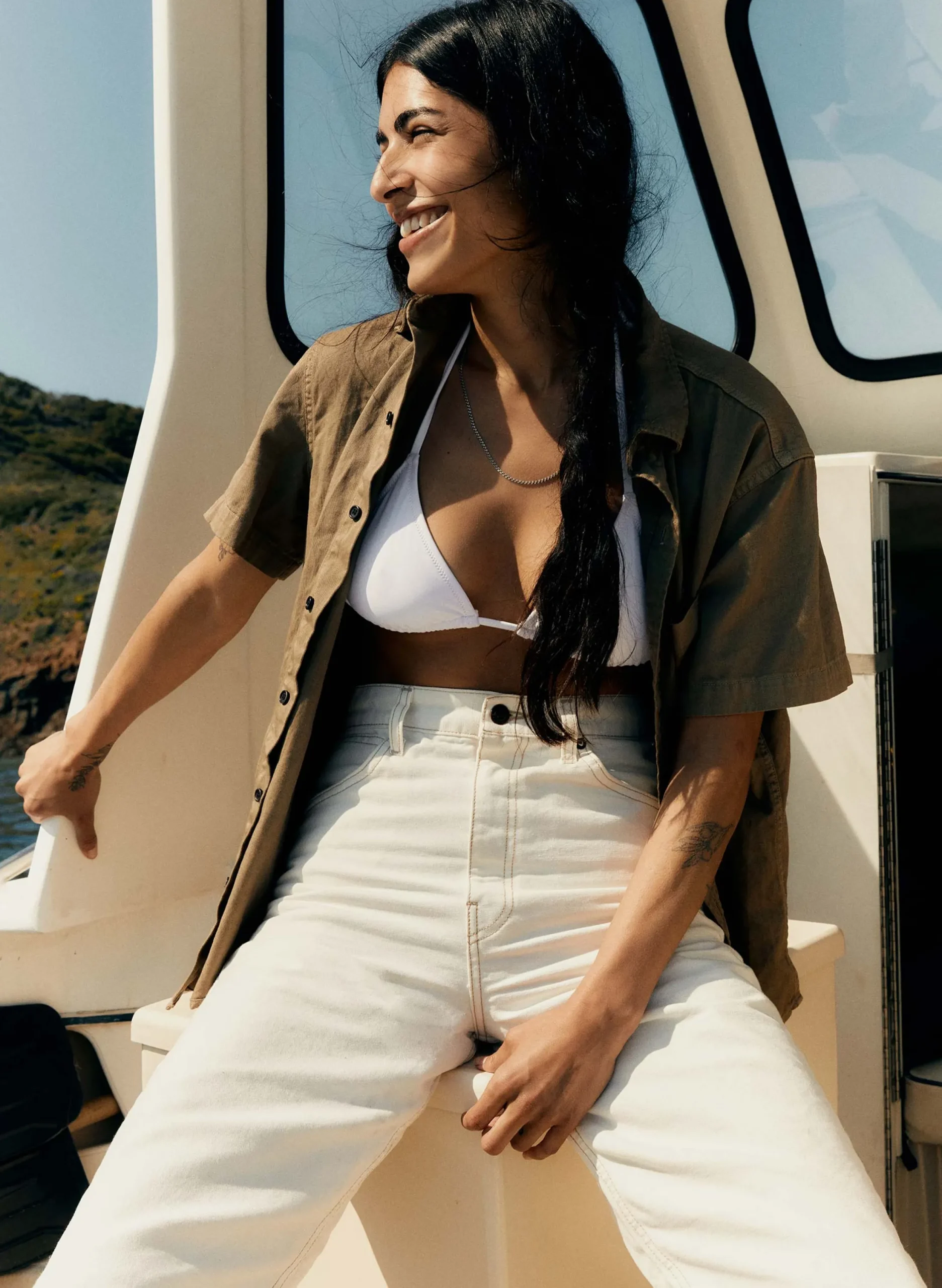 imogene + willie Augusta Washed White Canvas|Women Pants & Shorts