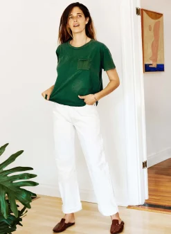 imogene + willie Augusta Washed White Canvas|Women Pants & Shorts