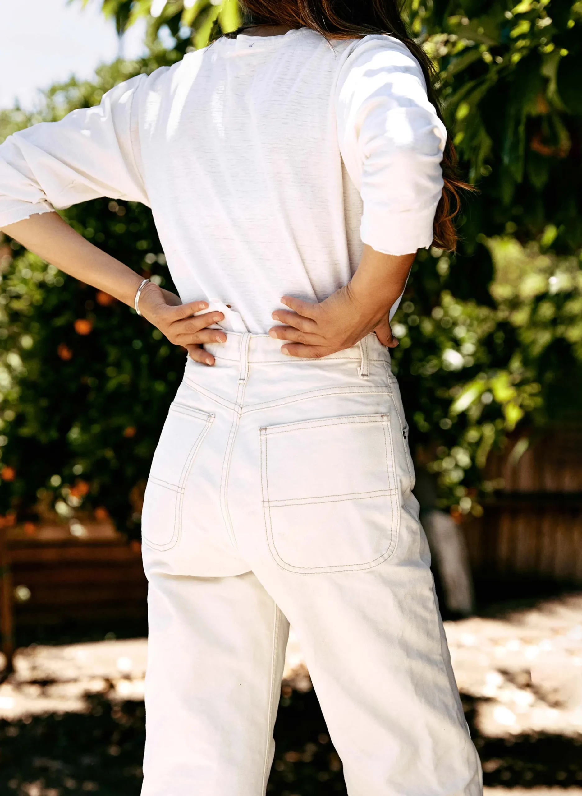 imogene + willie Augusta Washed White Canvas|Women Pants & Shorts