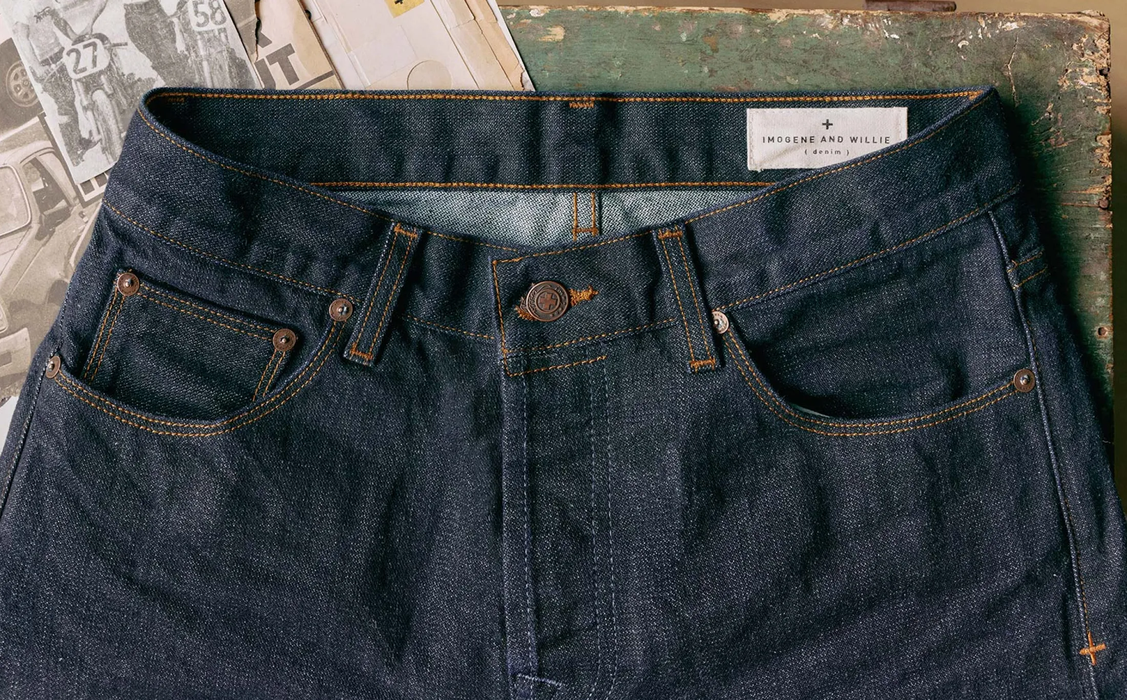 imogene + willie Barton Broken Twill Indigo Rinse| Denim