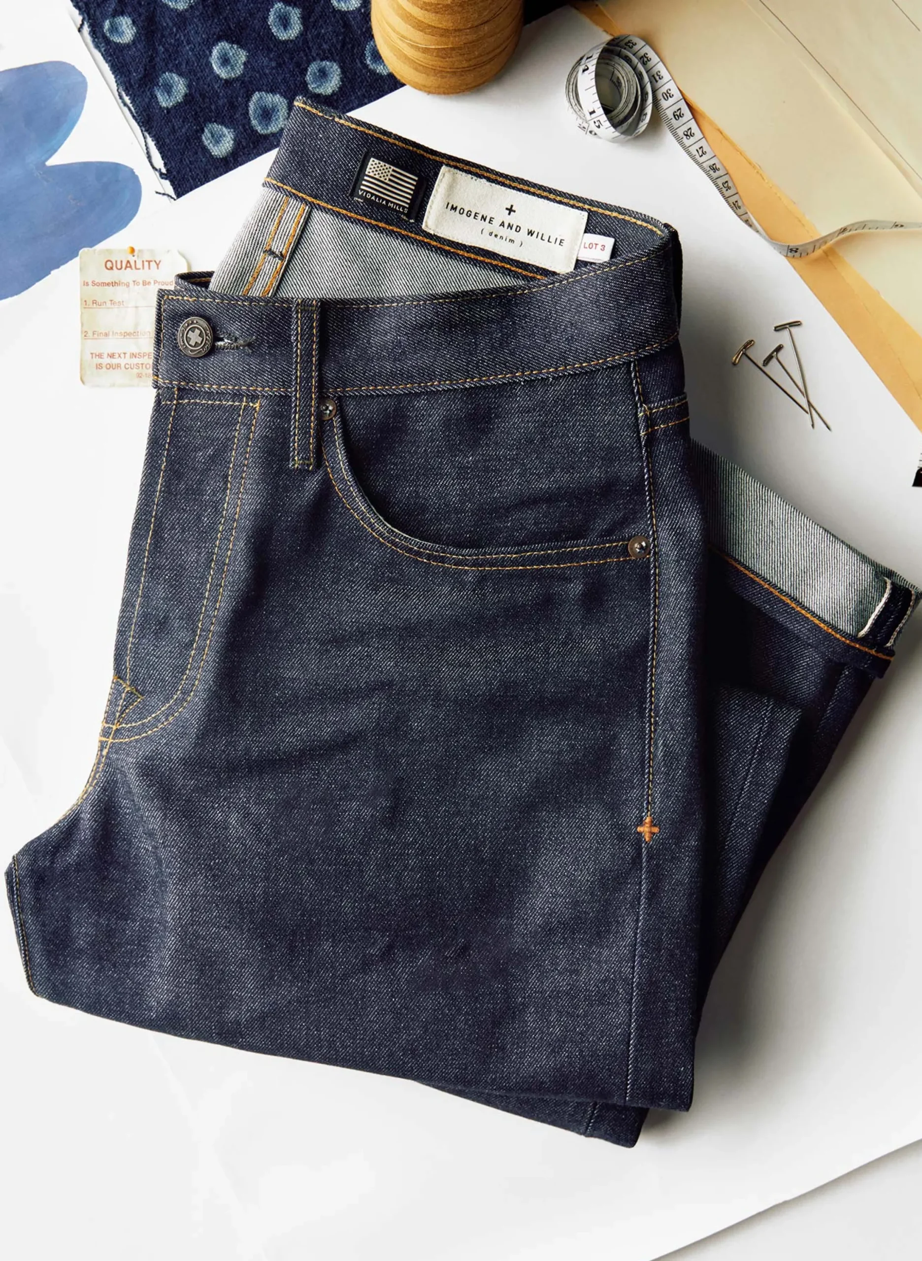 imogene + willie Barton Indigo Rigid Usa Lot 3| Denim