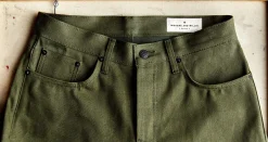 imogene + willie Barton Olive Rigid Jp| Denim