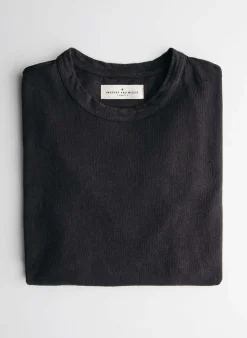 imogene + willie Black Knit Midweight Crew|Women T-Shirts|Tees + Tanks