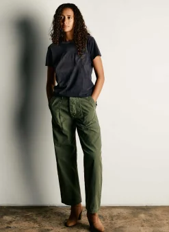 imogene + willie Blake Military Trouser In Olive|Women Pants & Shorts