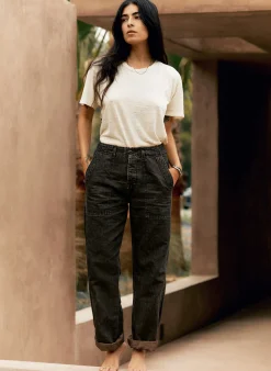imogene + willie Blake Military Trouser In Washed Black|Women Pants & Shorts