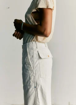 imogene + willie Blake Military Trouser In White|Women Pants & Shorts