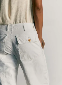 imogene + willie Blake Military Trouser In White|Women Pants & Shorts