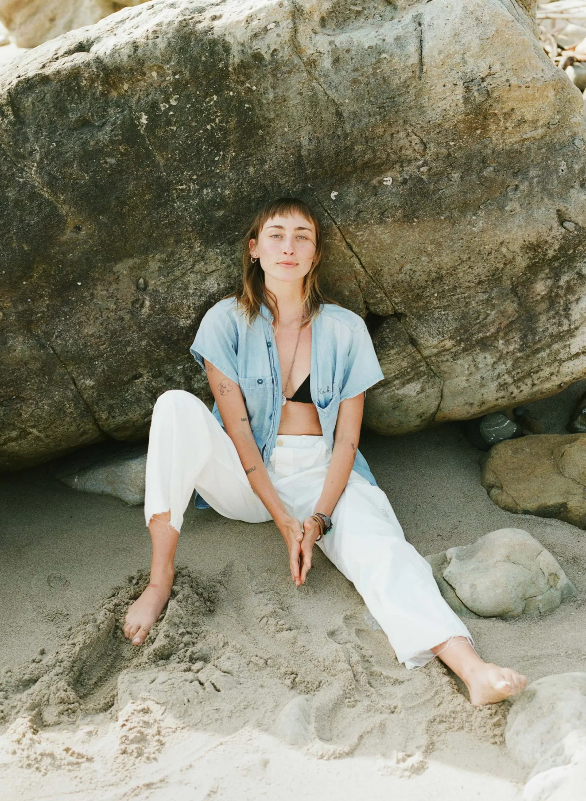 imogene + willie Blake Military Trouser In White|Women Pants & Shorts
