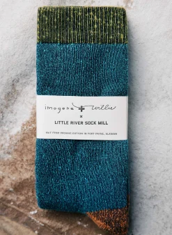 imogene + willie Boot Sock In Cobalt Blue|Women Accessories|Accessories