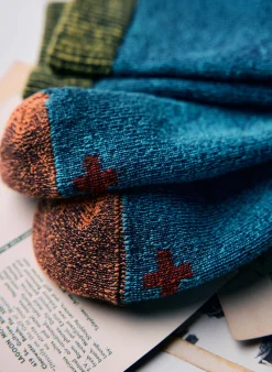 imogene + willie Boot Sock In Cobalt Blue|Women Accessories|Accessories