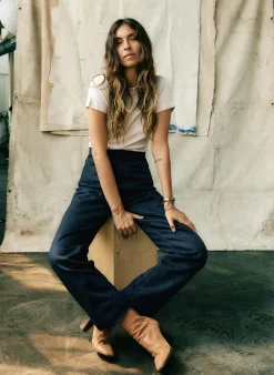 imogene + willie Catherine Slim Black Indigo Rigid|Women Denim