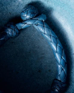 imogene + willie Chamula Round Blue Leather Bracelet|Women Accessories|Accessories