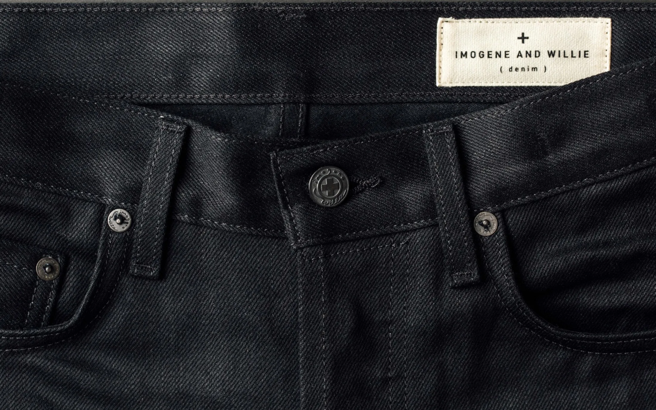 imogene + willie Charlie Black Rigid Jp| Denim