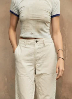 imogene + willie Clarke Selvage Workpant In Natural|Women Pants & Shorts
