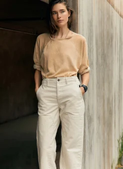 imogene + willie Clarke Selvage Workpant In Natural|Women Pants & Shorts