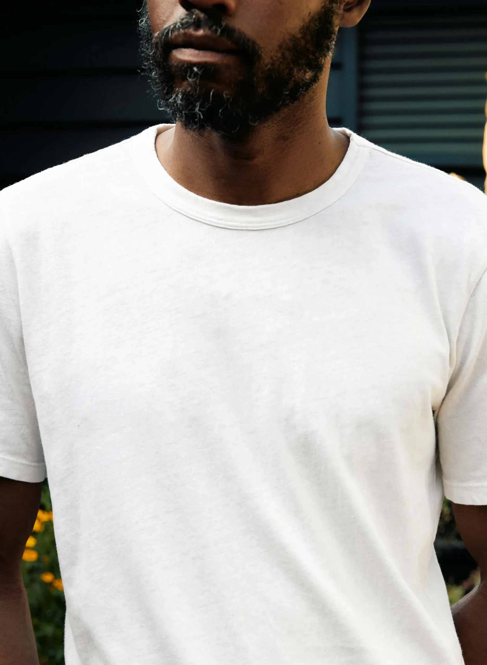imogene + willie Classic Knit Vintage White Crew| T-Shirts