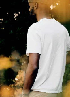 imogene + willie Classic Knit Vintage White Crew| T-Shirts