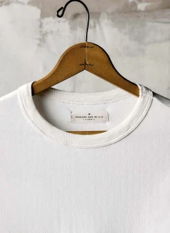 imogene + willie Double Knit Thermal Crew In Ivory|Women Tees + Tanks|Knits & Sweaters