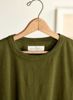 imogene + willie Drop Tee In Olive|Women Tees + Tanks