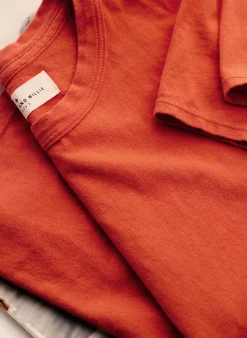 imogene + willie Drop Tee In Poppy|Women Tees + Tanks