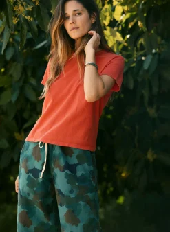 imogene + willie Drop Tee In Poppy|Women Tees + Tanks