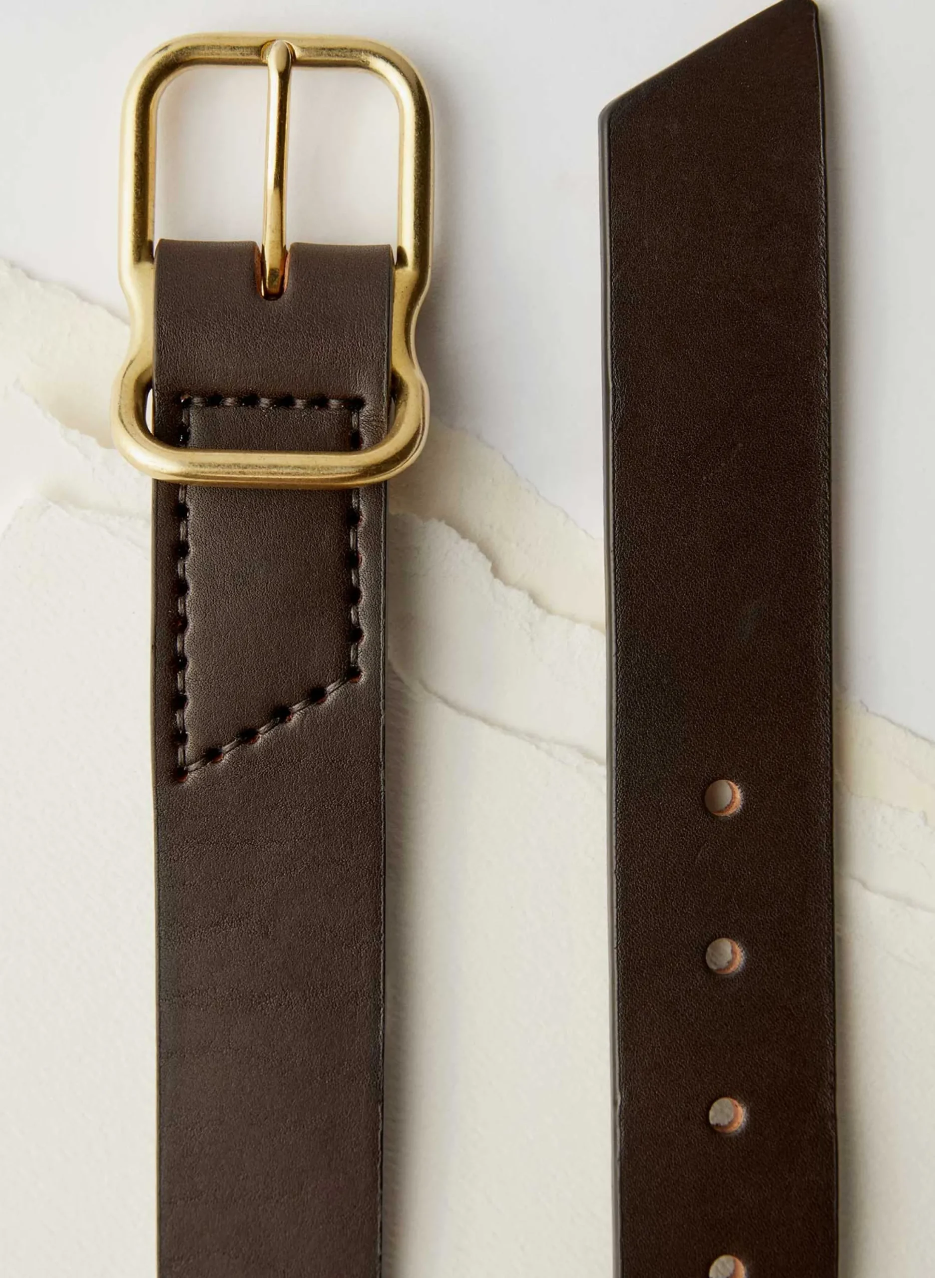 imogene + willie Emil Erwin Signature Belt Dark Brown|Women Accessories|Accessories
