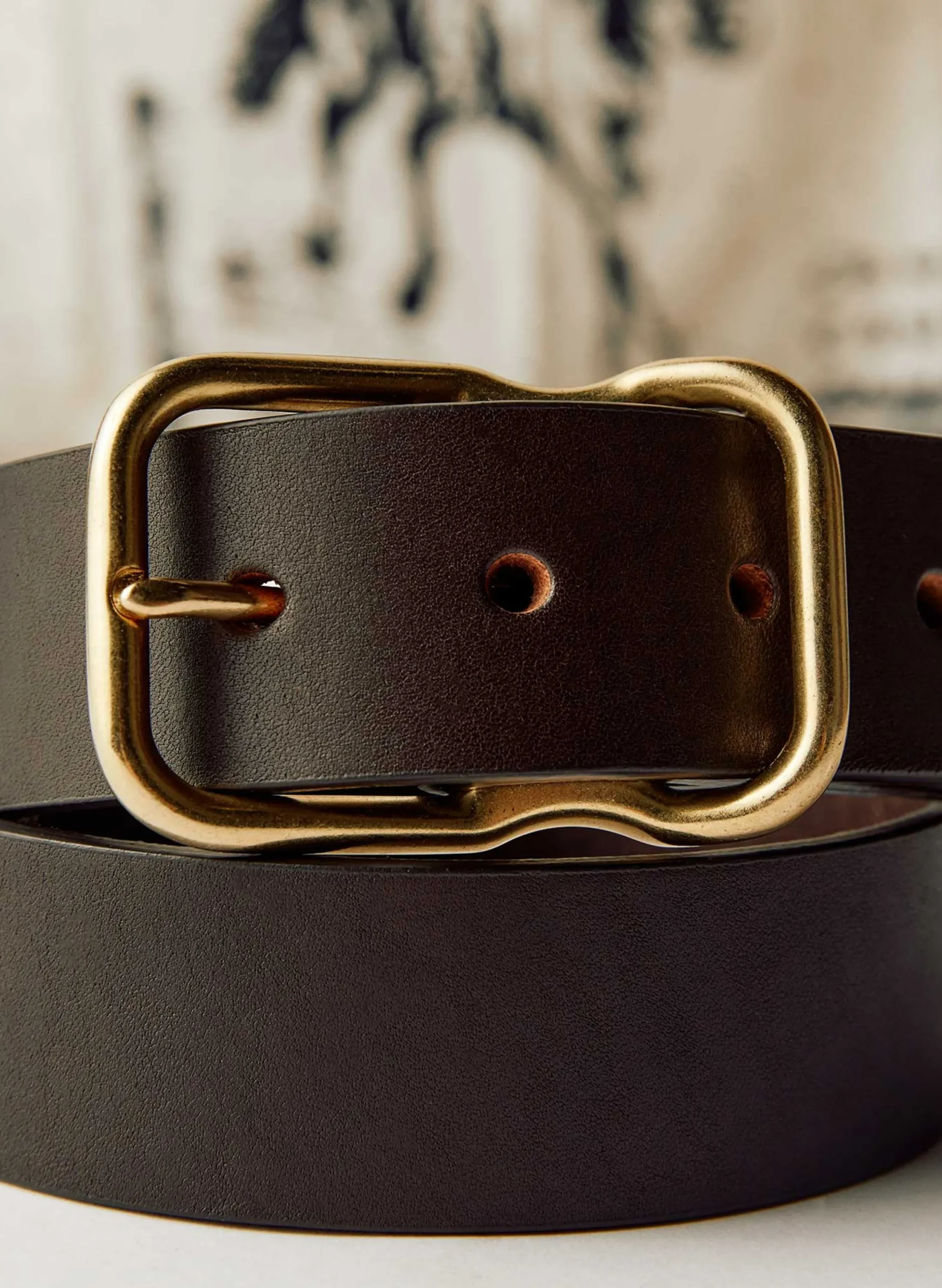 imogene + willie Emil Erwin Signature Belt Dark Brown|Women Accessories|Accessories