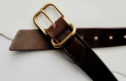 imogene + willie Emil Erwin Signature Belt Walnut|Women Accessories|Accessories