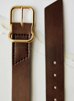 imogene + willie Emil Erwin Signature Belt Walnut|Women Accessories|Accessories