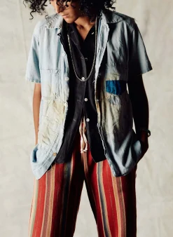imogene + willie Fethiye In Hand-loomed Coastal Stripe|Women Pants & Shorts|Pants & Shorts