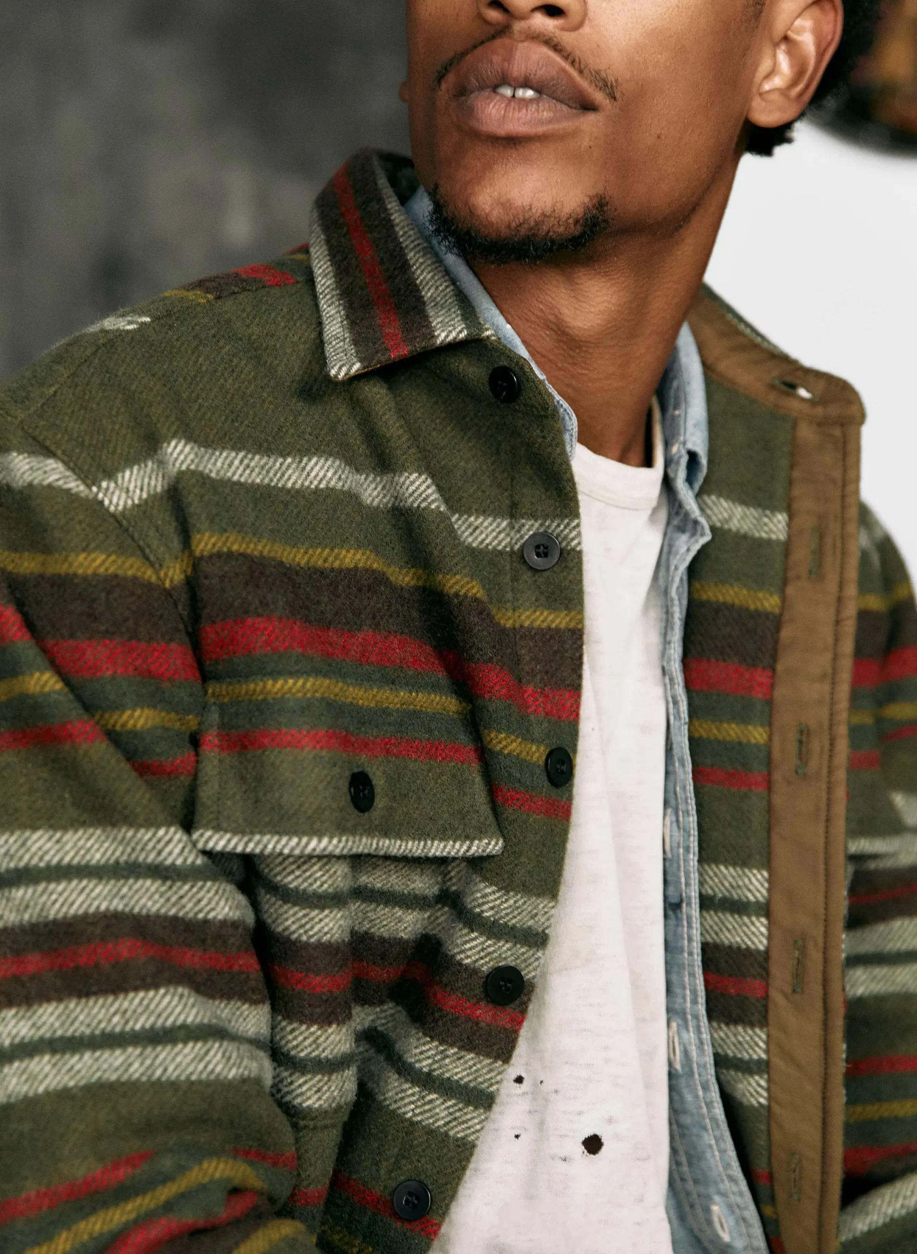 imogene + willie Hall Cpo In Blanket Stripe| Shirts