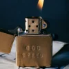 imogene + willie Hand Stamped “godspeed” Zippo|Women Home Goods|Home Goods