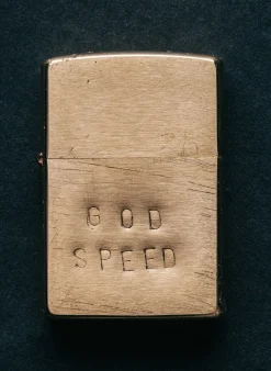 imogene + willie Hand Stamped “godspeed” Zippo|Women Home Goods|Home Goods
