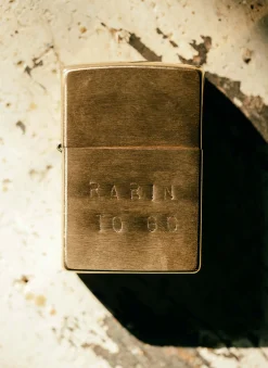 imogene + willie Hand Stamped "rarin' To Go" Zippo|Women Home Goods|Home Goods