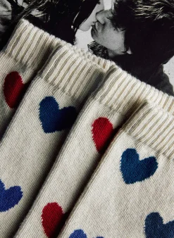imogene + willie Heart Sock In Natural|Women Accessories|Accessories