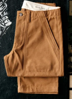 imogene + willie Hencye Canvas Workpant In Brown| Pants & Shorts