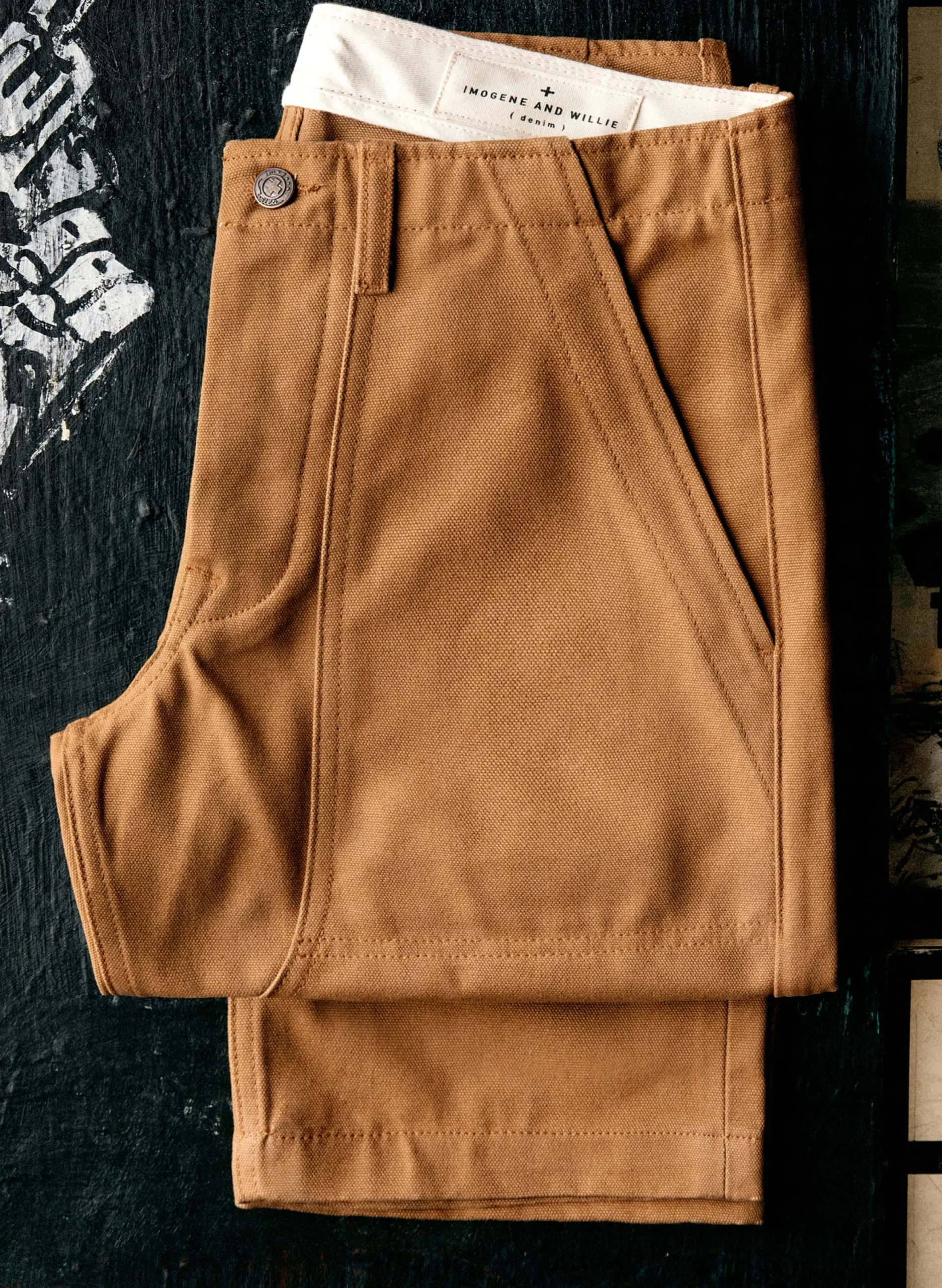 imogene + willie Hencye Canvas Workpant In Brown| Pants & Shorts