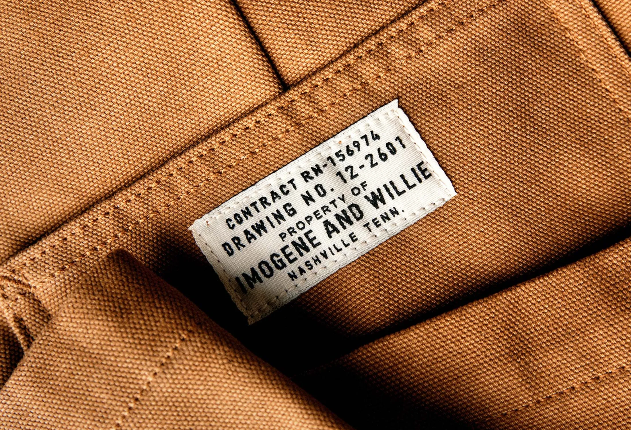 imogene + willie Hencye Canvas Workpant In Brown| Pants & Shorts