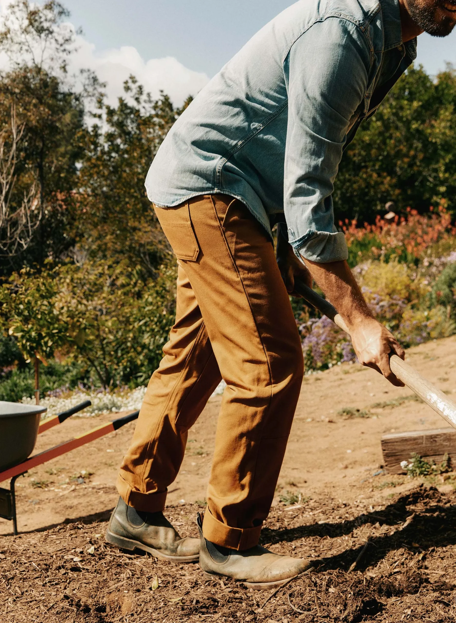 imogene + willie Hencye Canvas Workpant In Brown| Pants & Shorts