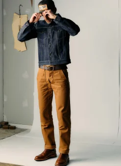 imogene + willie Hencye Canvas Workpant In Brown| Pants & Shorts