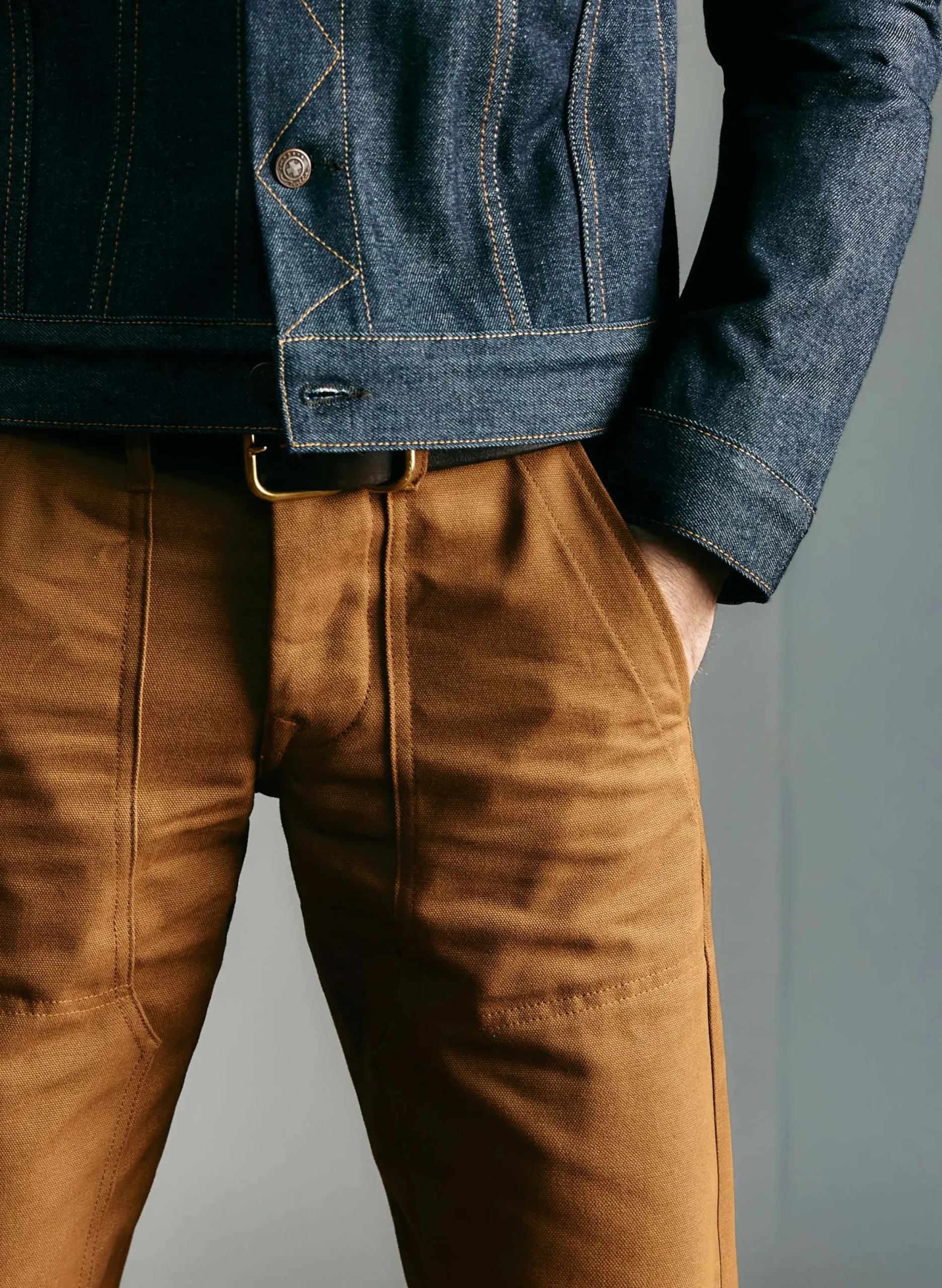imogene + willie Hencye Canvas Workpant In Brown| Pants & Shorts