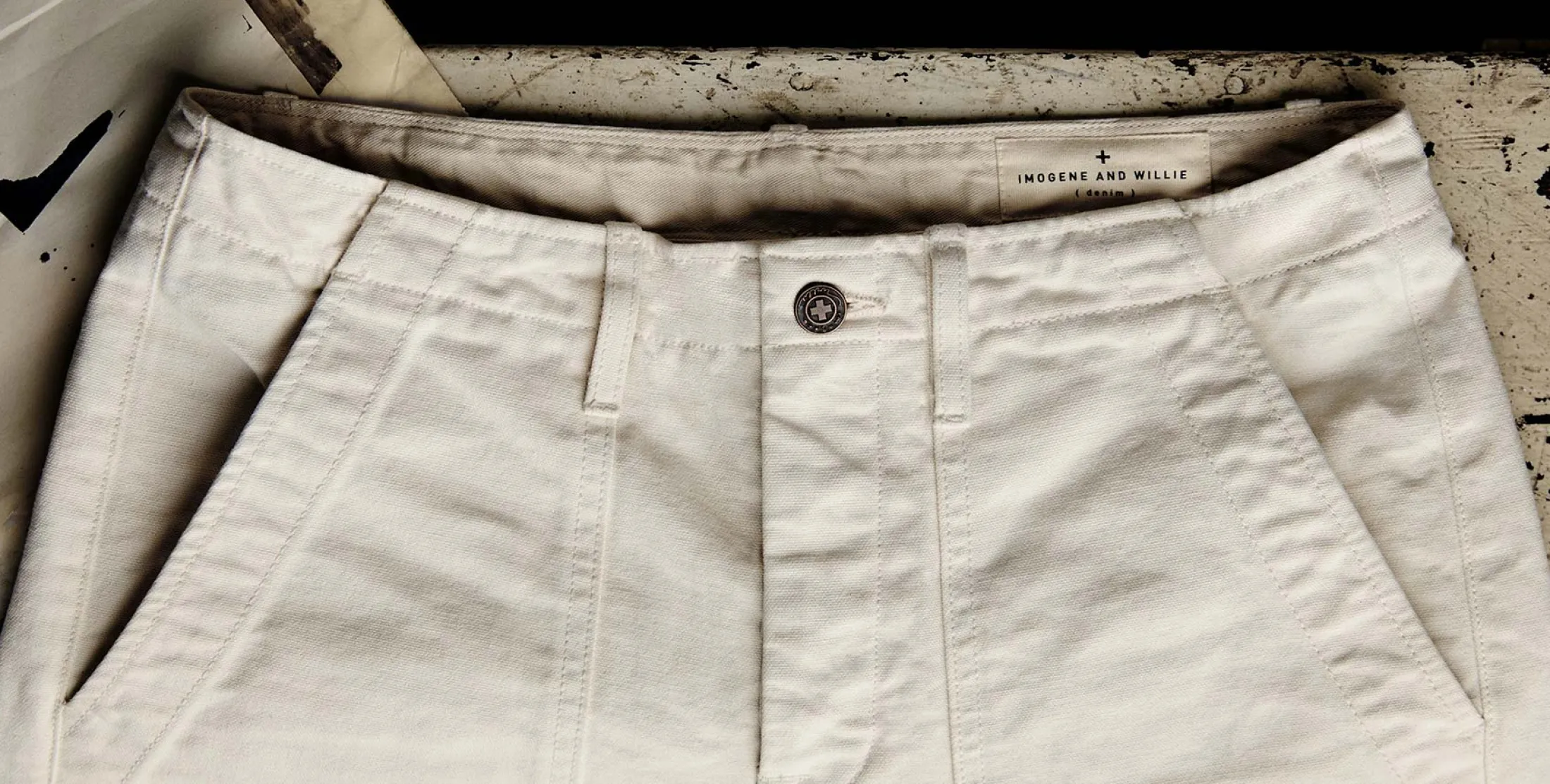 imogene + willie Hencye Canvas Workpant In Natural| Pants & Shorts
