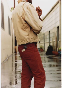imogene + willie Hencye Canvas Workpant In Falu Red| Pants & Shorts