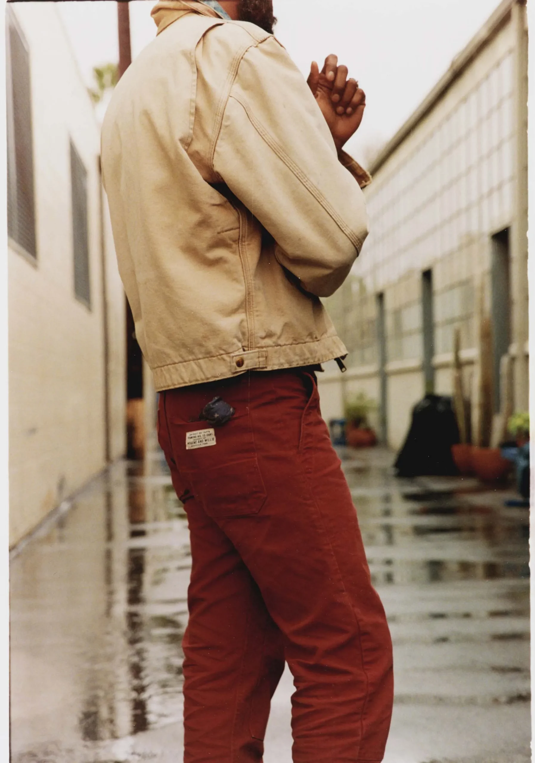 imogene + willie Hencye Canvas Workpant In Falu Red| Pants & Shorts