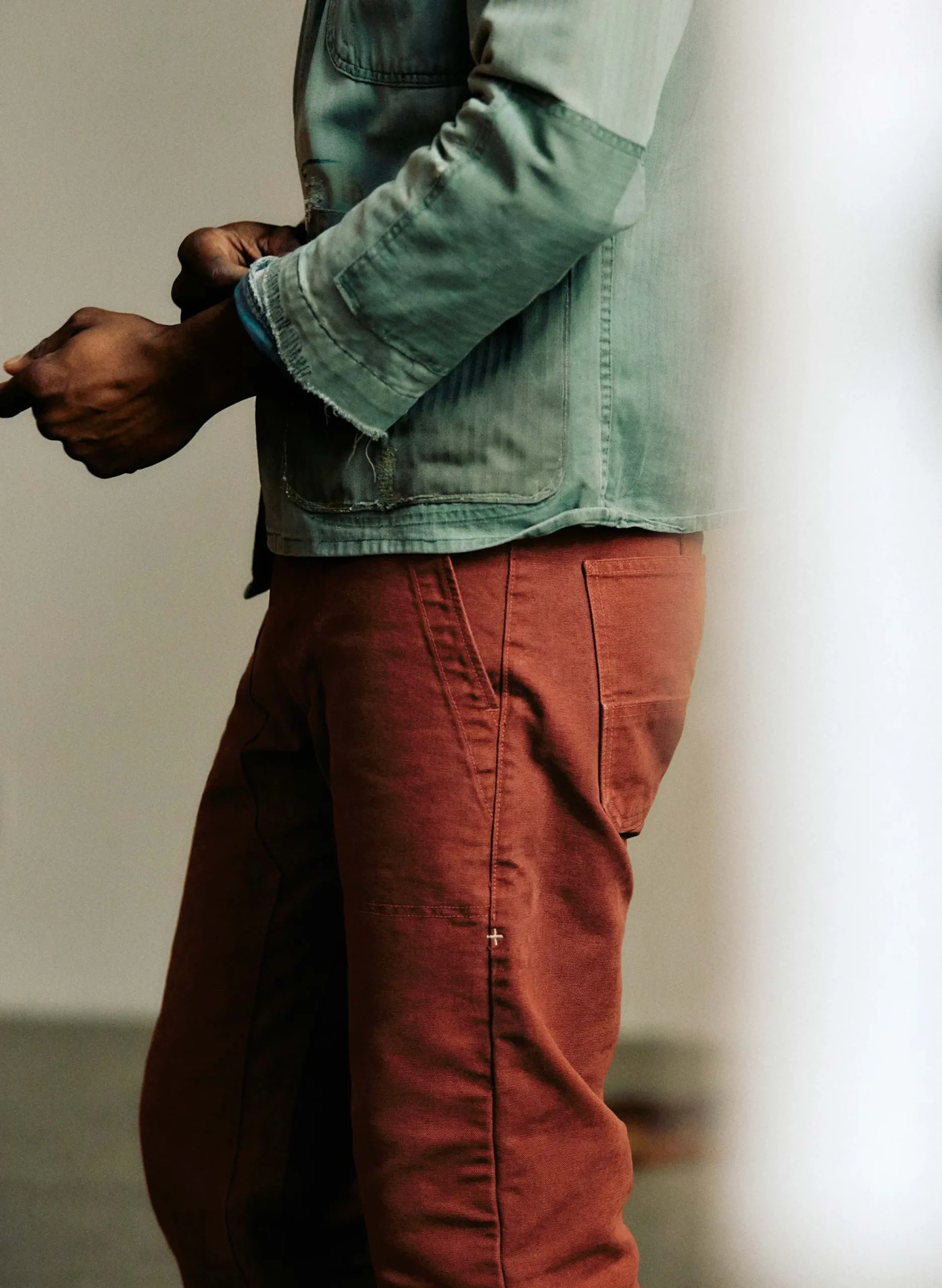 imogene + willie Hencye Canvas Workpant In Falu Red| Pants & Shorts